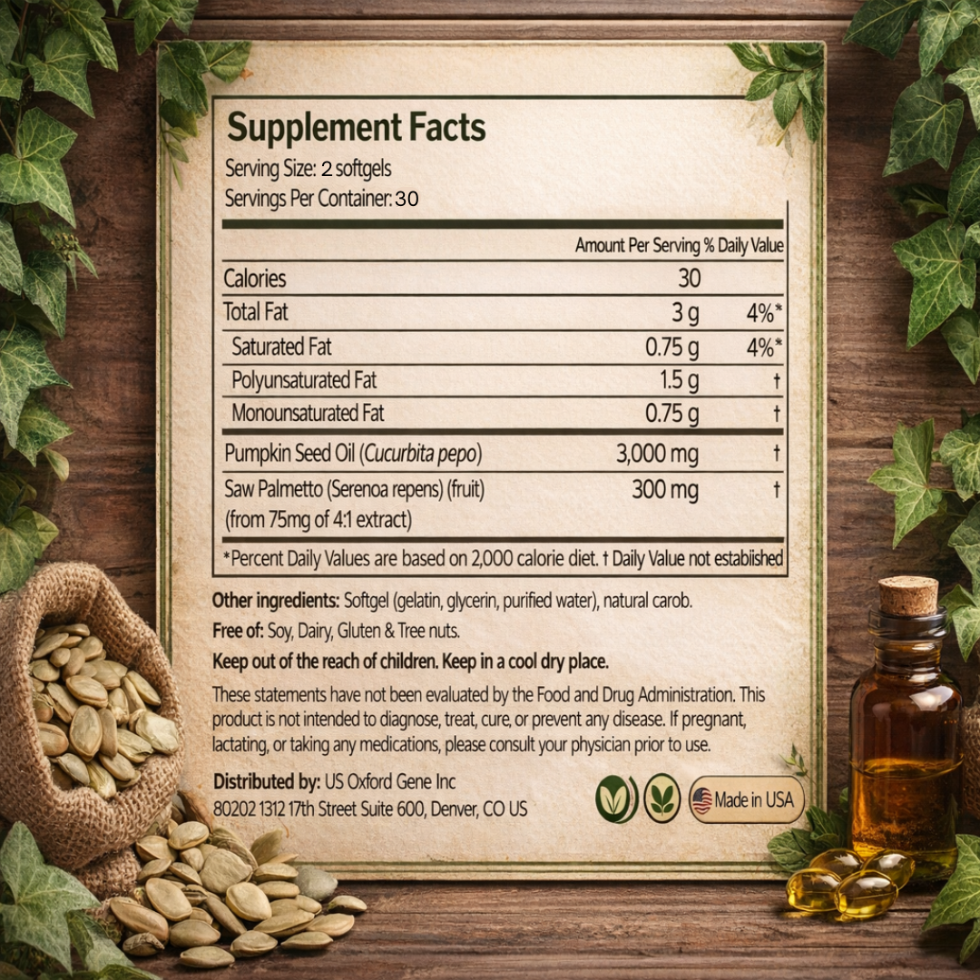 Pumpkin Seed Oil Capsules